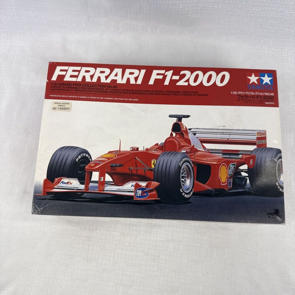 Tamiya 1:20 Ferrari F1-2000 Model Kit Made in Japan